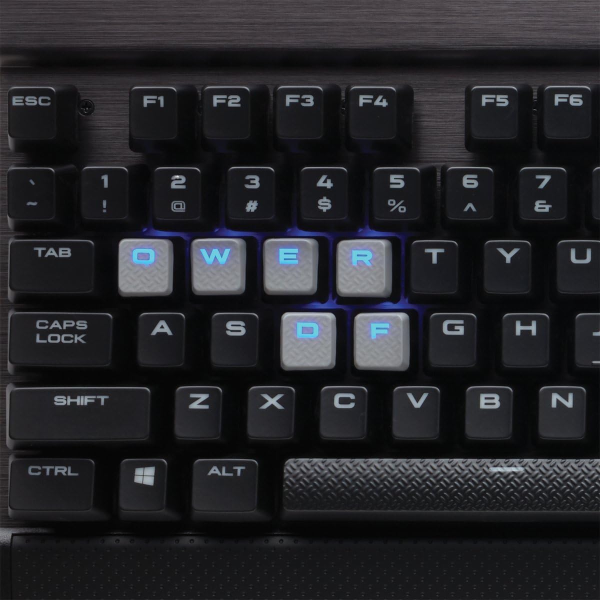 CORSAIR K70 LUX Mechanical Gaming Keyboard - Backlit Blue LED - USB Passthrough & Media Controls - Linear & Quiet - Cherry MX Red