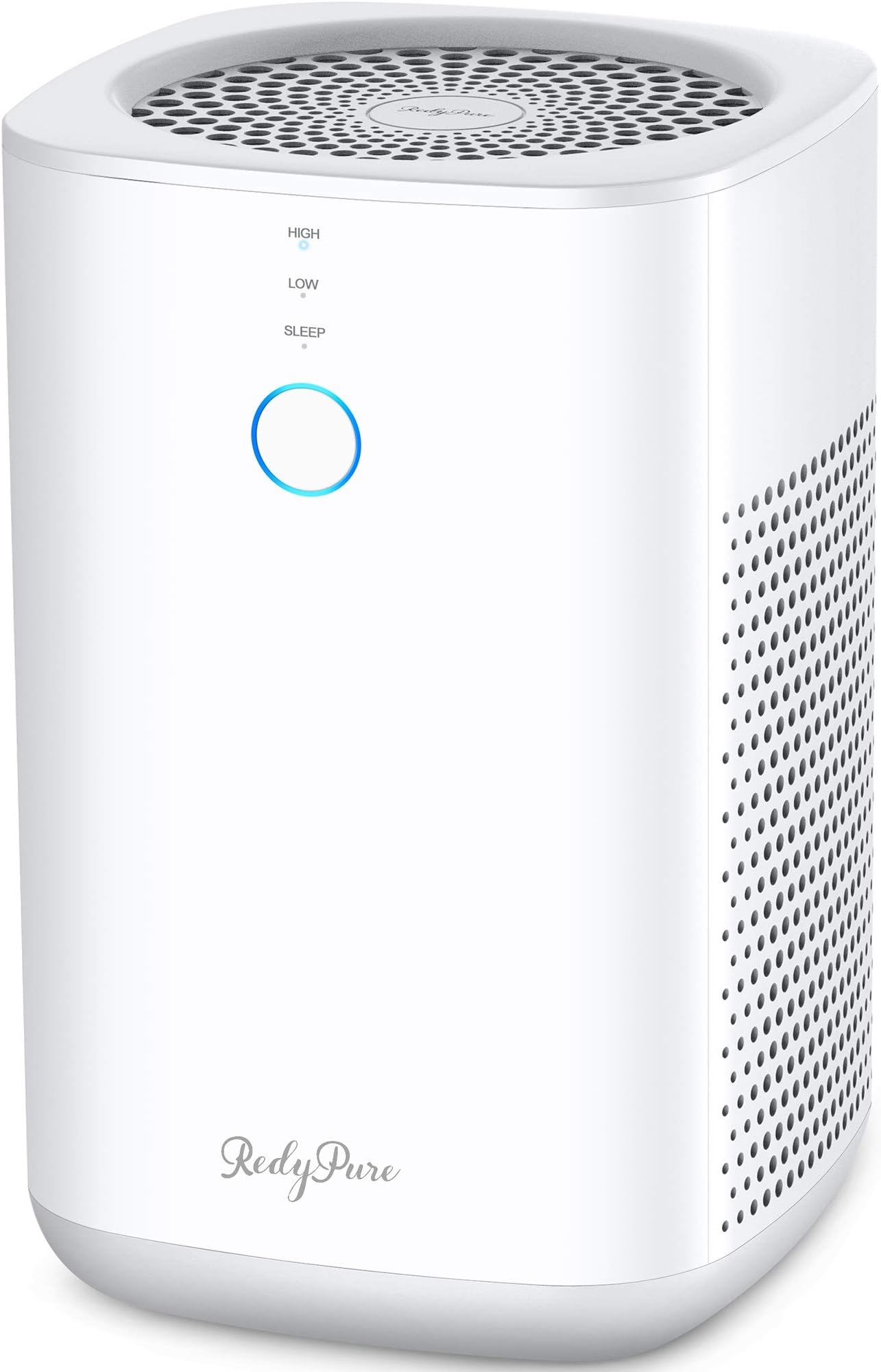 Air Purifiers for Home Bedroom with H13 HEPA Filter, Desktop Air Purifier for Office, Quiet Mini Air Purifier Cleaner for Small Room, Removes Allergies,Pollen,Dust,Odor,Pet Hair,Smoke - JR6