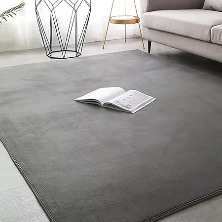 Amazon ラグマットカーペット洗えるラグ 撥水低反発 滑り止め付 ホットカーペット対応洗濯可 防カビ 防臭 防音 防ダニ 抗菌 ふわっと手触り優しい フランネルラグ 一年中使えます 軽量折り畳み グレー 130x190cm Jjhj ラグ カーペット 通販