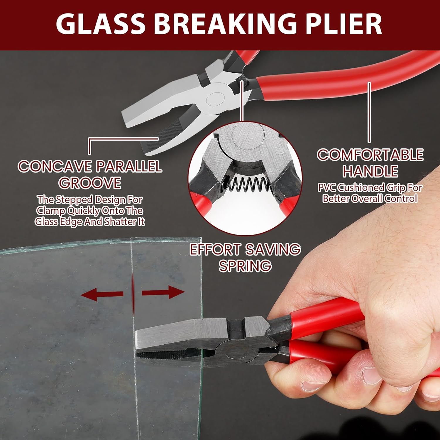 10PCS Glass Cutting Tools Kit,Glass Cutter 2-20mm with Glass Running Pliers Breaking Pliers Wheeled Tile Nippers Curved Jaws Mosaic Tools Smooth Cutting for Stained Glass Mosaics Mirror Tiles DIY Cut