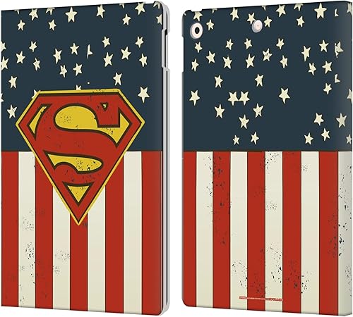 Miniatura 42 de Head Case Designs Funda de piel con licencia oficial de Superman DC Comics Classic Logos compatible con Apple iPad 9.7 2017 / iPad 9.7 2018