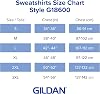 Gildan Sudadera con Capucha de Vellón con Cremallera para Unisex Adulto, Estilo G18600, Paquete Múltiple, Certificado OEKO-TEX STANDARD 100, U.S. Cotton Trust Protocol 6