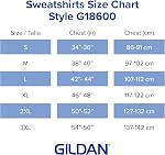 Gildan Unisex-Adult Chemise à capuche zippée, Style G18600Hooded Sweatshirt
