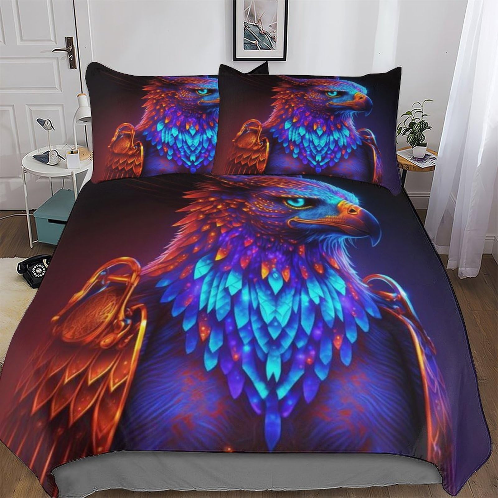 Housse de couette pour enfant et adulte parure lit chambre cosy