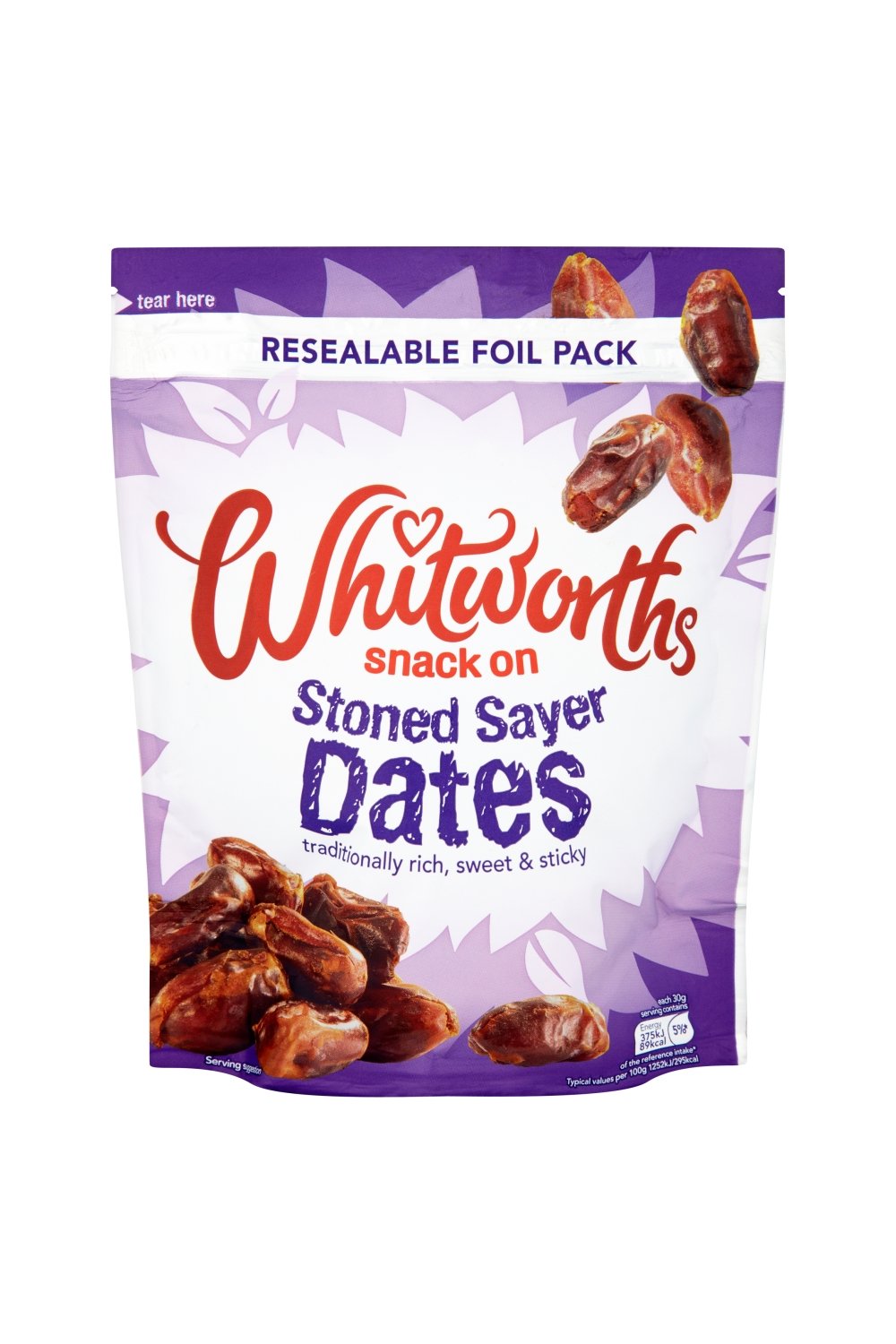 Whitworths Stoned Sayer Dates, 300g