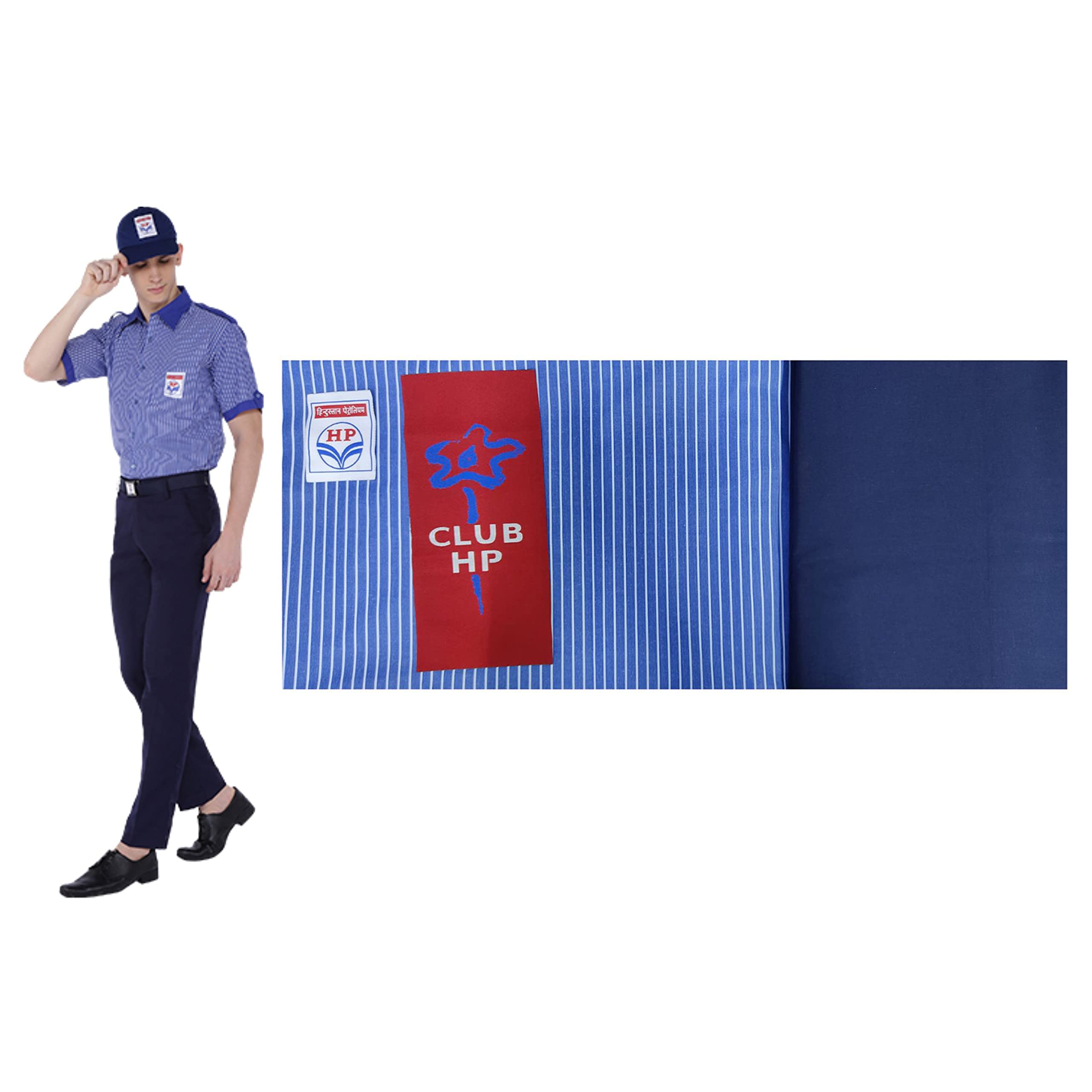 HINDUSTAN Petroleum (HPCL) Shirt & Pant Piece for HPCL Uniform for Staff/Employees-image-7