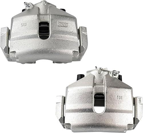 Vista 247 de TRQ - Juego de pinzas de freno delantero