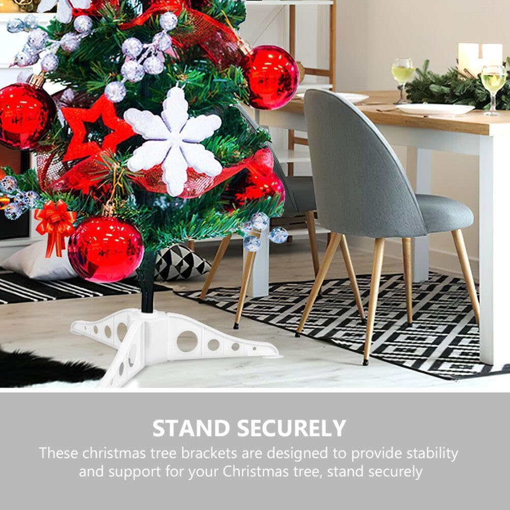 MAGICLULU 2pcs Christmas Tree Stand Bracket Sturdy Xmas Tree Support Holder for Use Easy Assembly Base