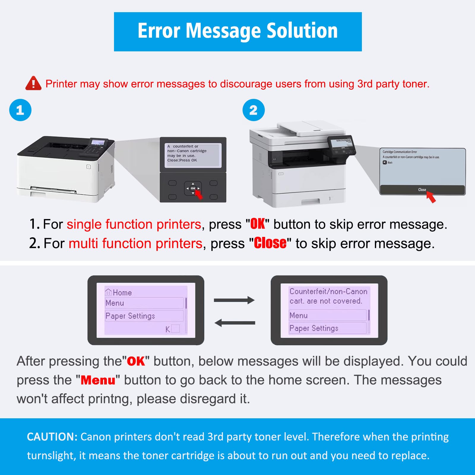 070H CRG-070H CRG070H ( 070 ) Cartucce Toner Compatibili Alta Capacità 2 Neri per Canon i-SENSYS MF461 MF461dw MF462 MF462dw MF463 MF463dw MF465 MF465dw LBP243 LBP243dw LBP266dw LBP246dw LBP247dw