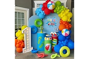 Summer Beach Party Balloon Garland Kit for a Tropical Paradise