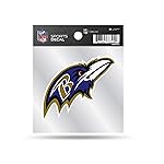 Rico Industries NFL Rico Industries Baltimore Ravens Small Style Decal, 3.5 x 4.5-, Team Color
