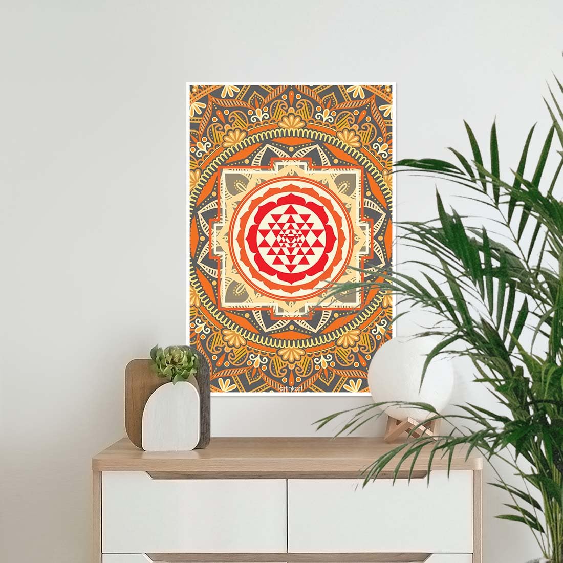 Sri Yantra Poster - Meditation & Spiritual Decor -2