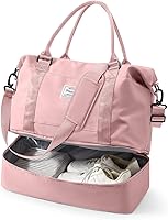 Vista 61 de Bolsa de viaje para mujer, bolsa deportiva para gimnasio, H-Negro