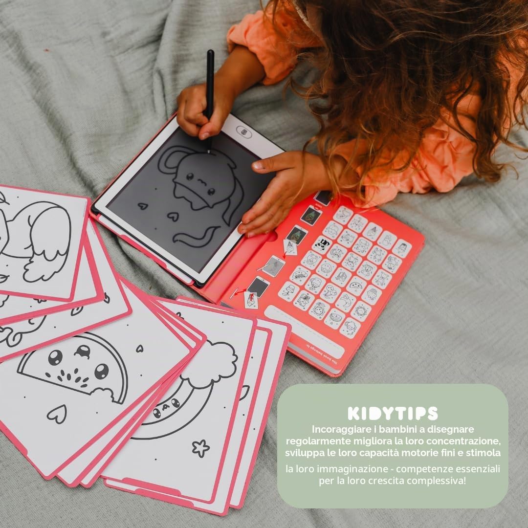 Kidydraw Ricarica per disegni – Animali di tutto il mondo – Oceani e pirati