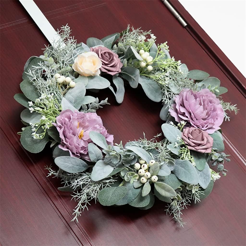 Spring Wreath Wreath for Front Door Farmhouse Wall Window Decor