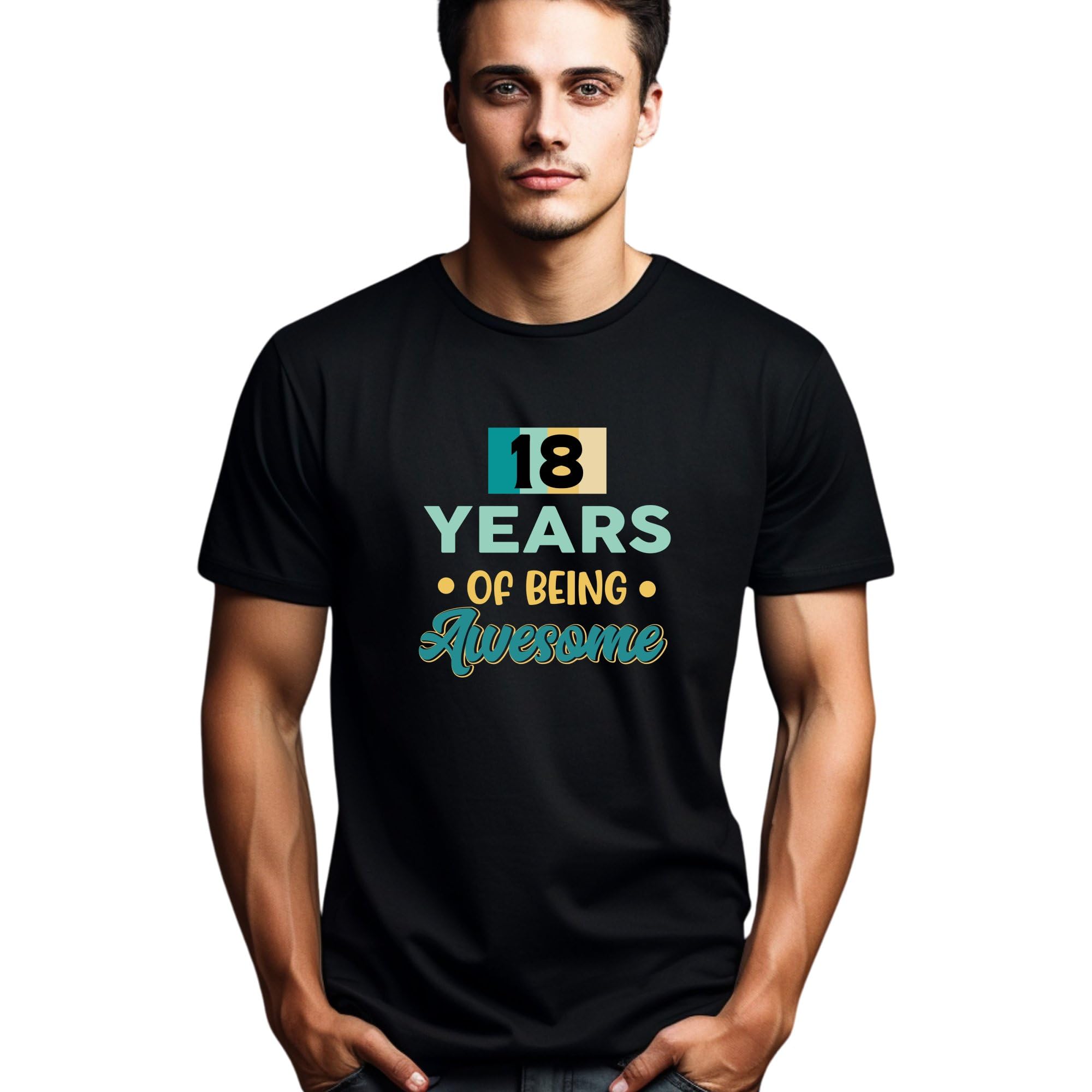 Seek Buy Love 18th Birthday Shirt, of Being Awesome, Celebration Tee, Unisex Adult T-Shirt, Birthday Gift Idea, Custom Age Top, Fun