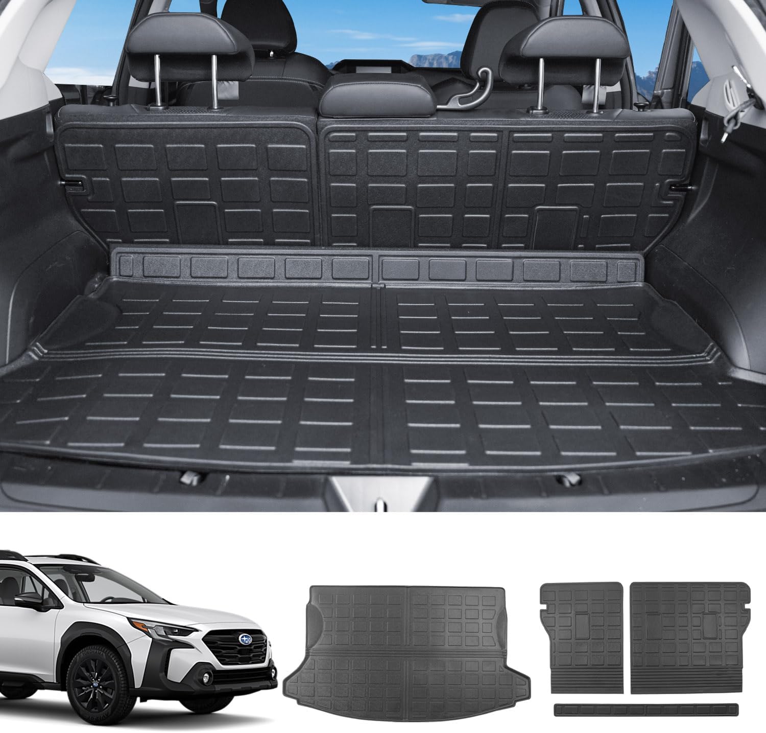 powoq Trunk Mat Compatible with 20182023 Subaru Crosstrek/Subaru