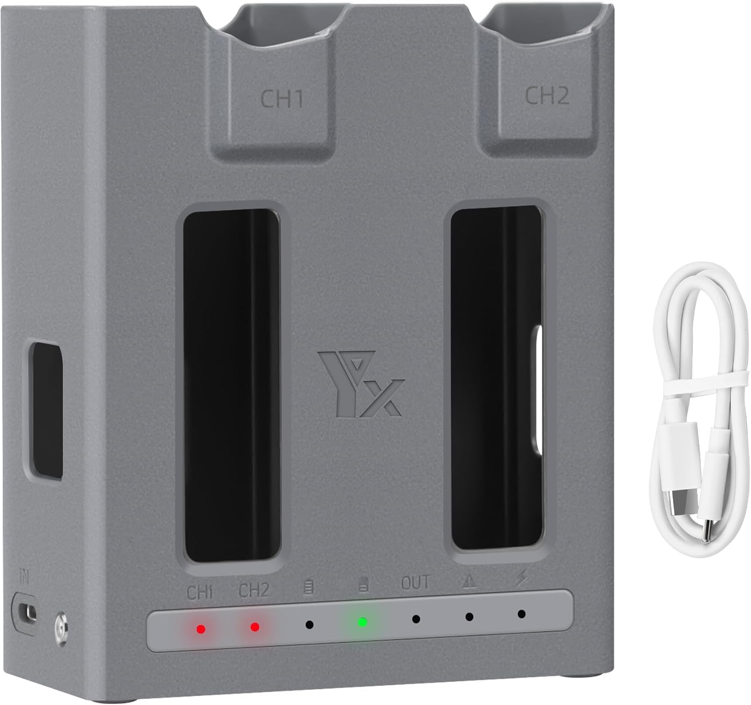 100W Dual Battery Charger with Storage Charge for DJI Mavic 4 Pro Drone,Two-Way Charging Hub,Fast Charge 2 Batteries Accessories