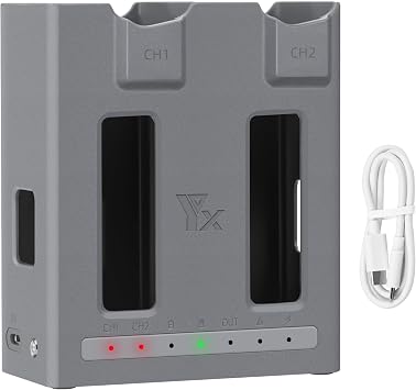 Taoke Dual Battery Charging Hub Compatible with DJI Mavic 4 Pro Batteries | 100W Intelligent Fast Charger for Mavic 4 Pro Drone Battery