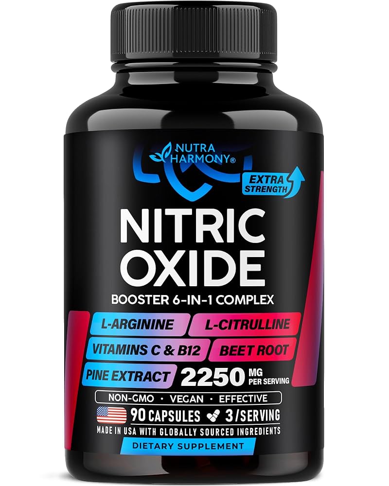 Amazon.com: Nitric Oxide Supplement for Men & Women 2250 mg