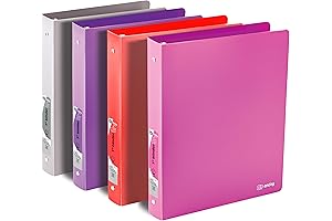 Enday Set of 4 Flexi Binders: An Ideal Choice for Organization with Style