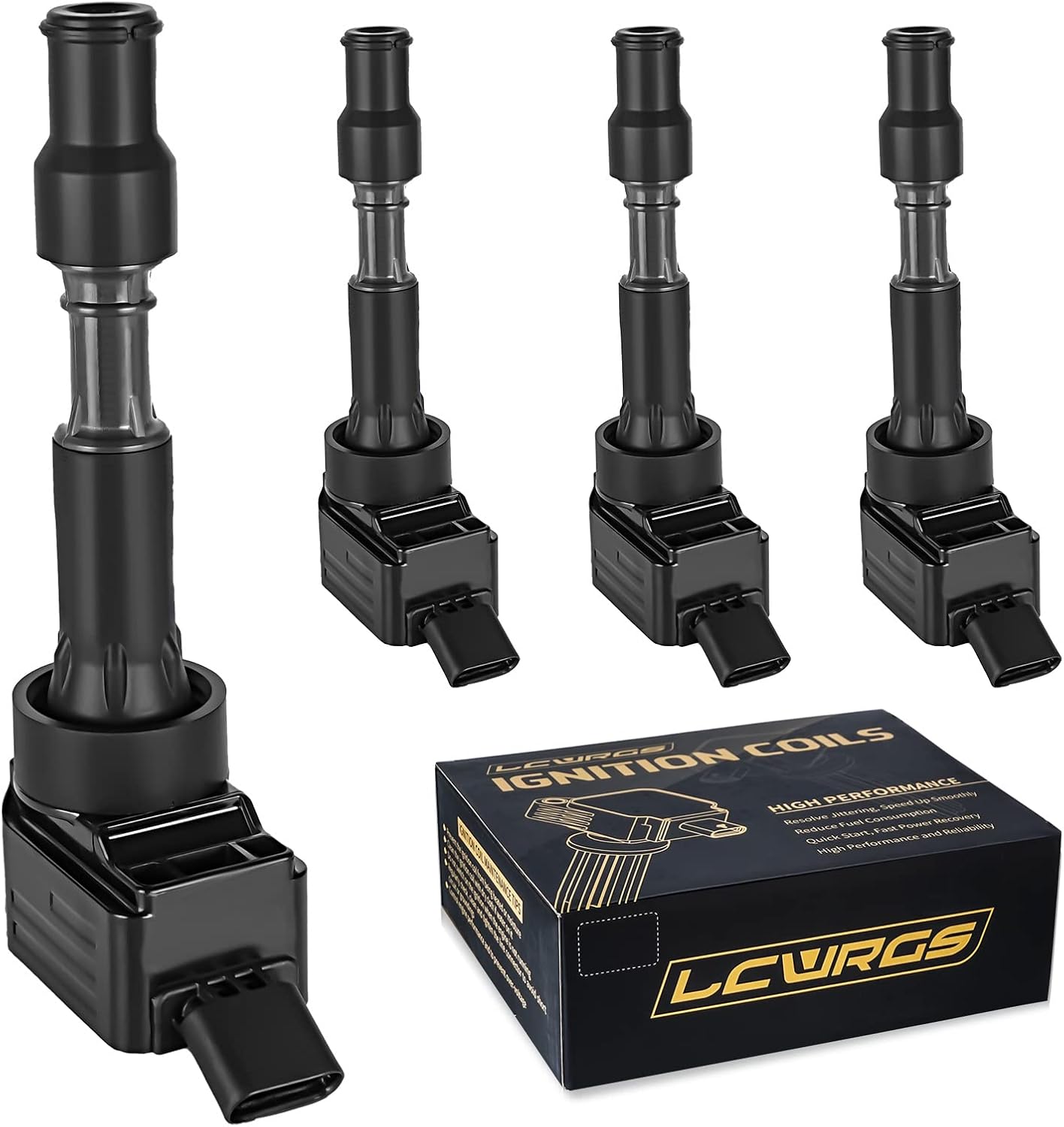 4PCS Igntion Coils Fits for 2.0 L4 Hyundai Elantra Kona Veloster Sonata Kia Forte