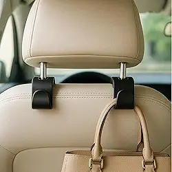 6 ganchos para assento de carro, gancho de encosto de cabeça, armazenamento de ganchos de encosto de cabeça para veículos automotivos, acessórios de carros, bolsas, bolsas de compras, bolsa de mão