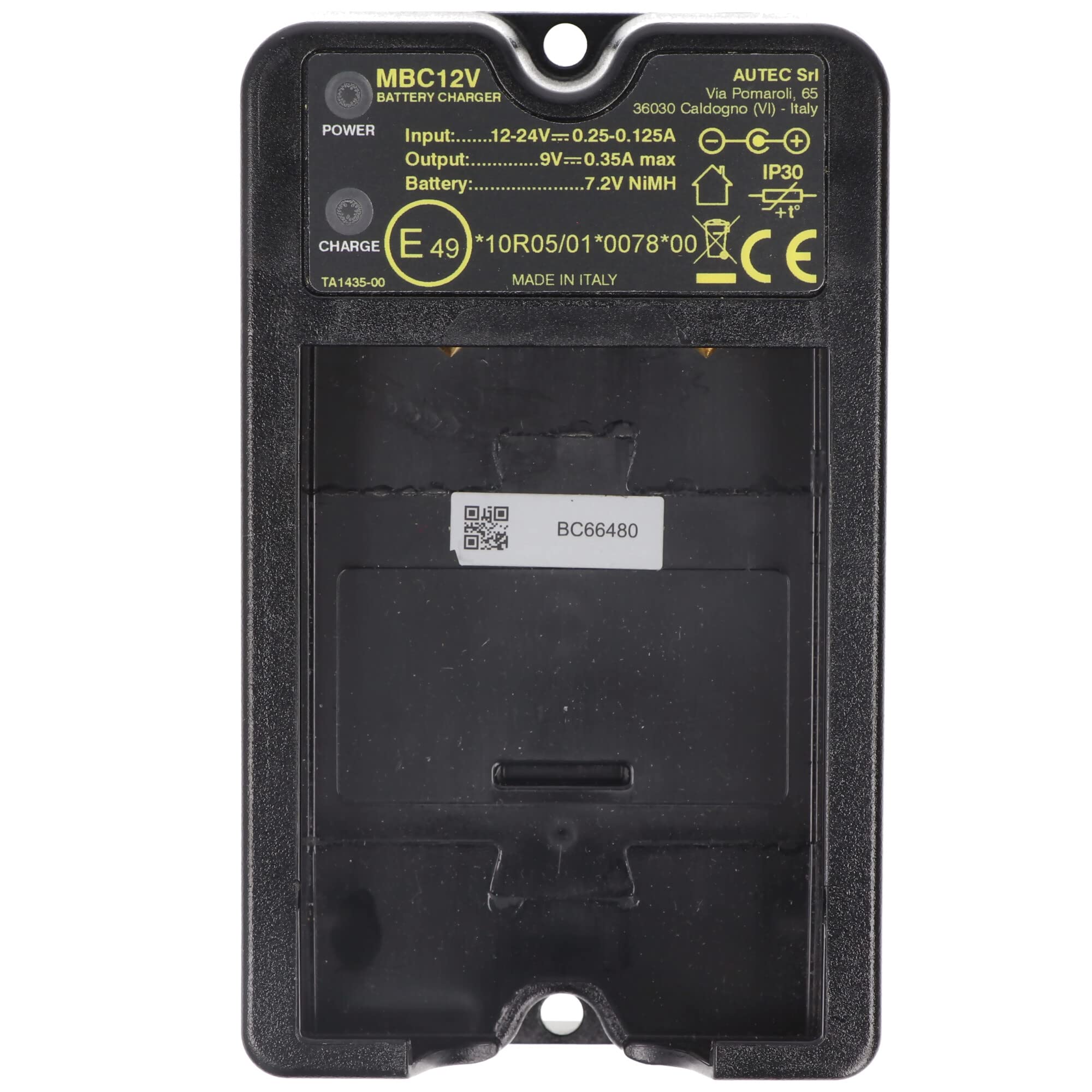 Caricabatterie originale Autec MBC12VAC / MBC825A adatto per Autec MBM06MH