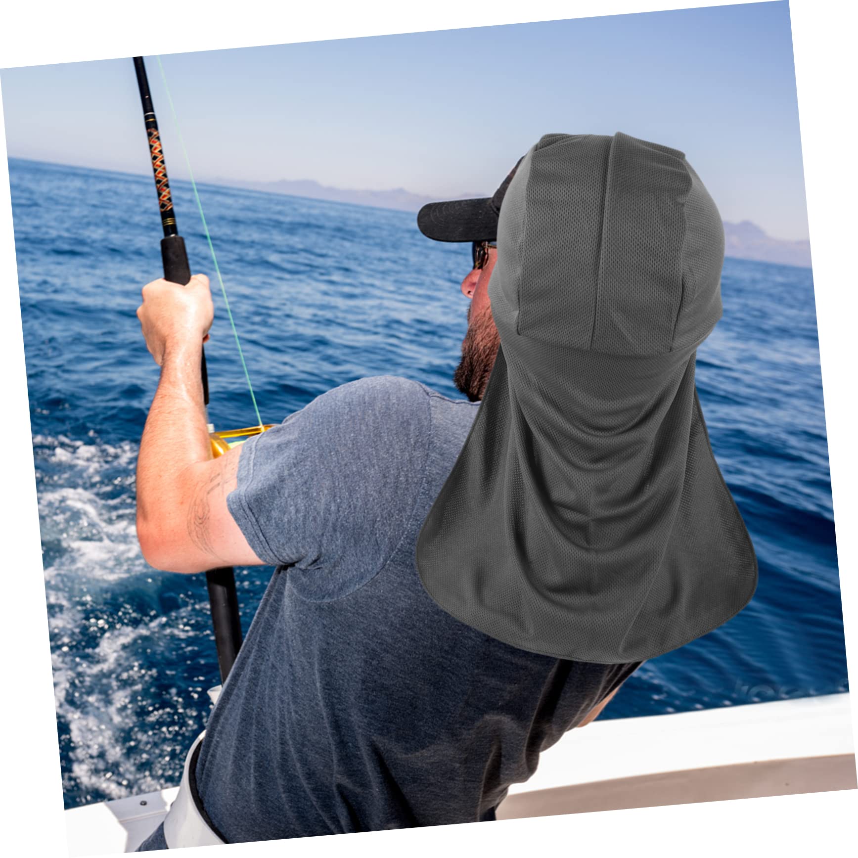 Hemobllo Sombreros De Protección Solar para Gorras Unisex De Larga para Actividades Sombreros Y Cómodos Oscuro