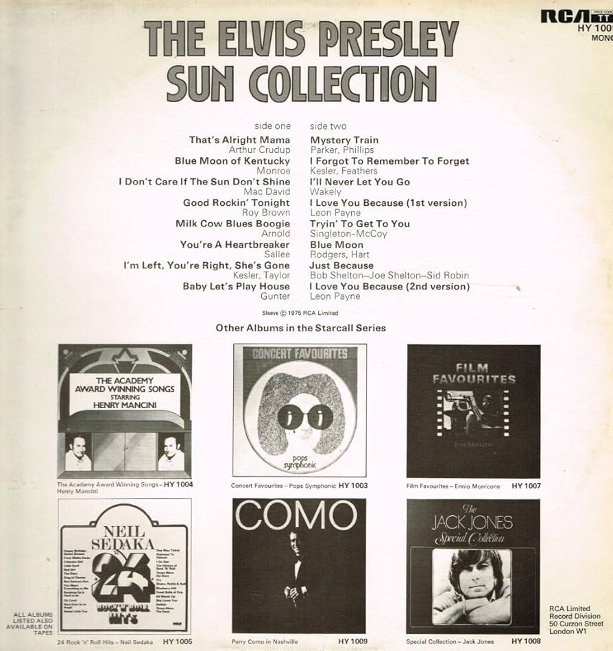 The Elvis Presley Sun Collection by Elvis Presley: Amazon.co