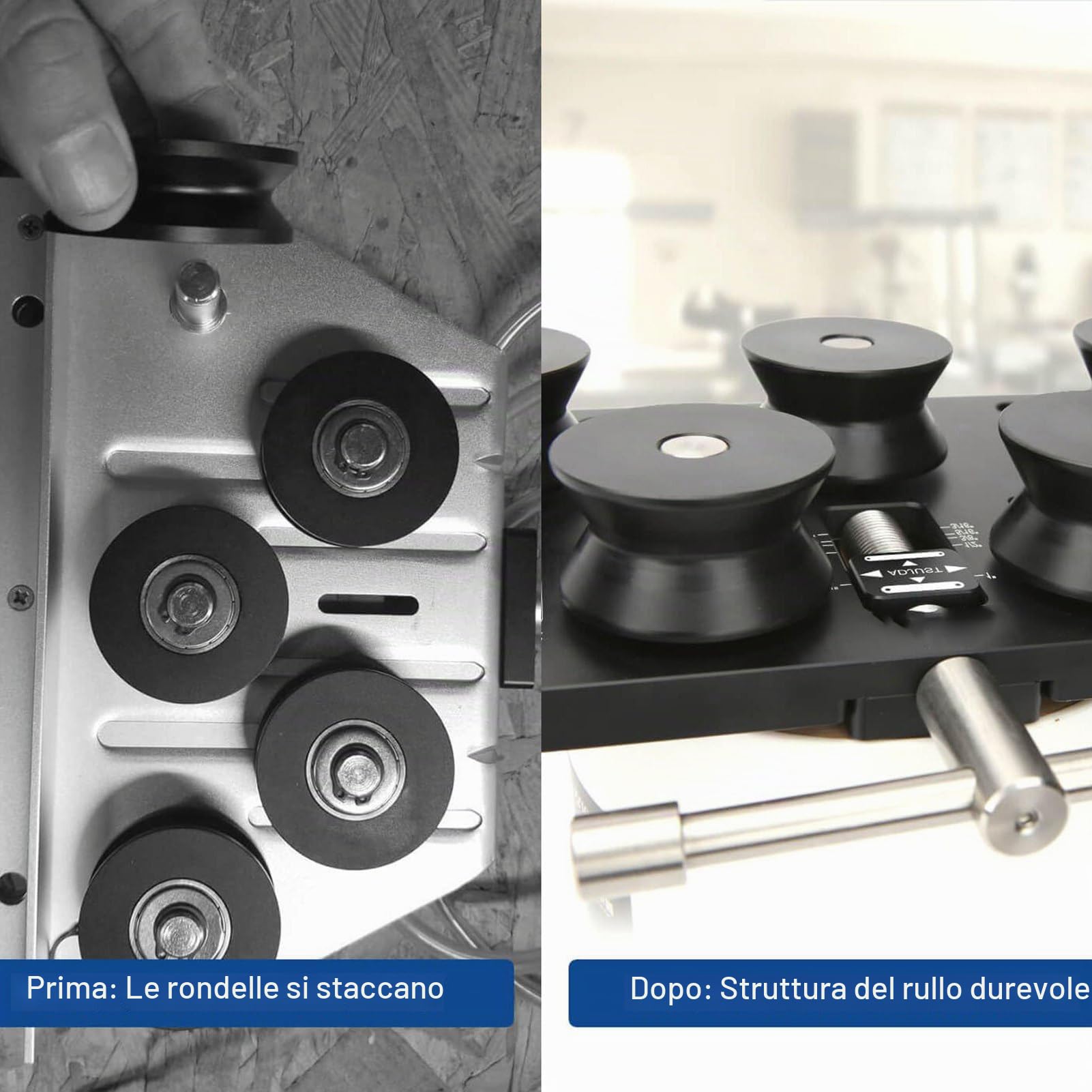 Raddrizzatore per Tubi - Raddrizzatore per Tubi per Diametri 3/16-1,0, Raddrizzatore per Linea Freno, Servofreno, Piegatubo per Linea Freno, Tubi in Alluminio Morbido e Rame