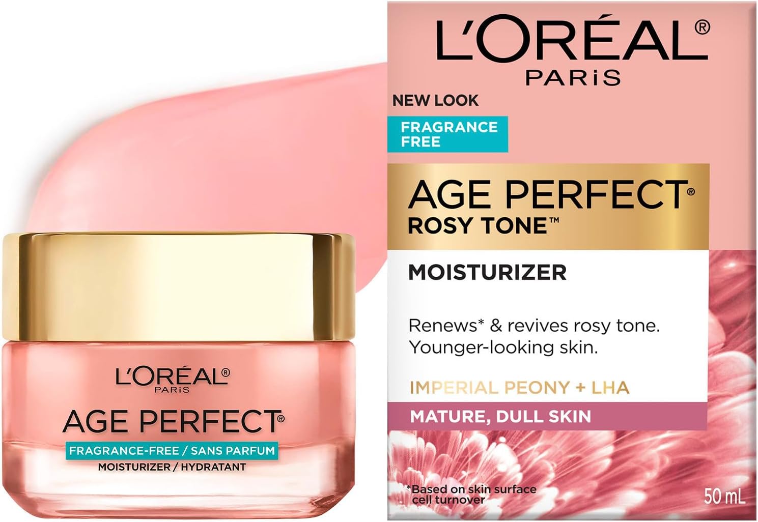 Age Perfect Rosy Tone Fragrance Free Moisturizer