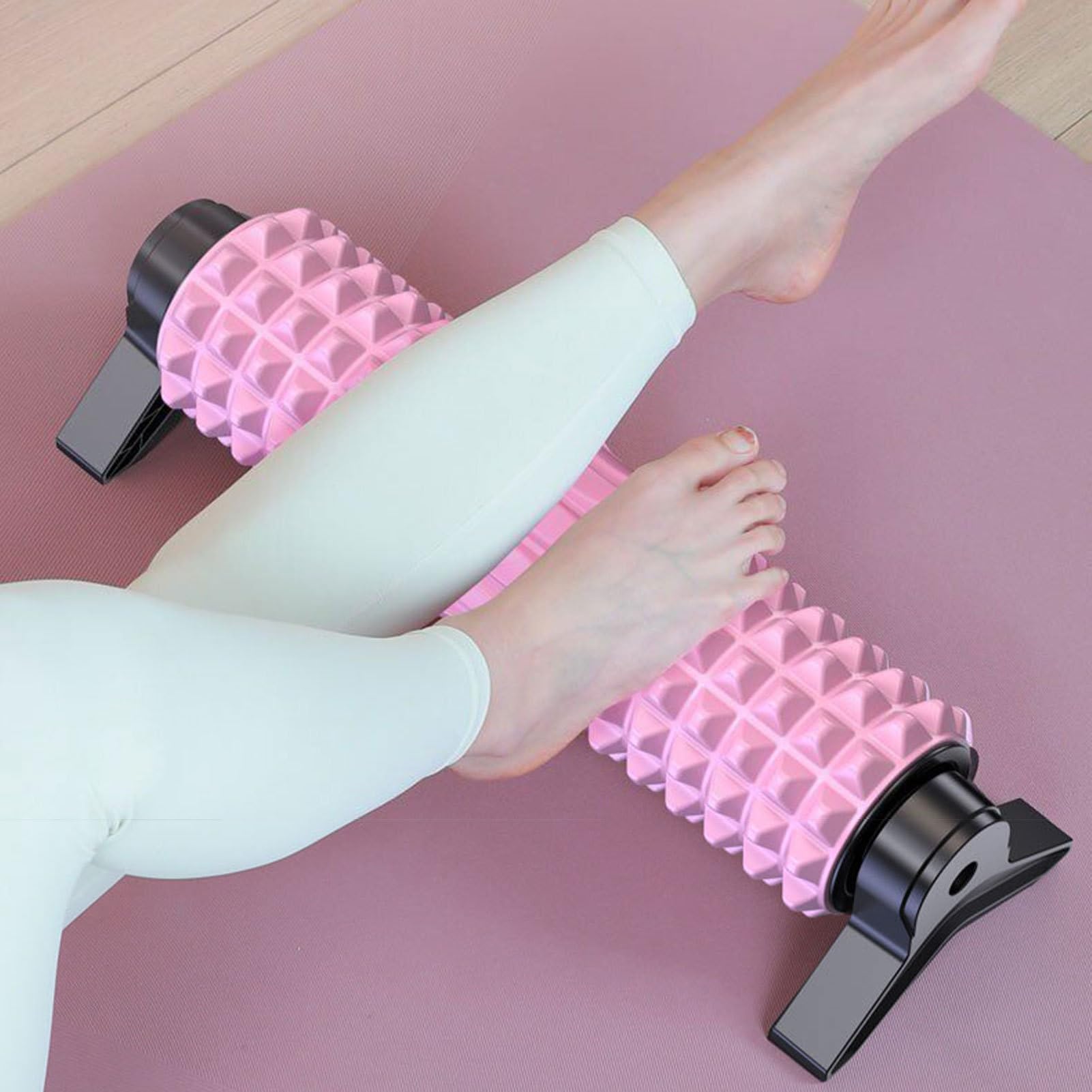 Rullo Schiuma per Gambe Rullo Solido per Stretching e Rotolamento | Rullo per Pilates per Schiena e Muscoli Per Uomini e Donne, Palestra Domestica, Pilates, Recupero, Collo, Schiena, Gambe,