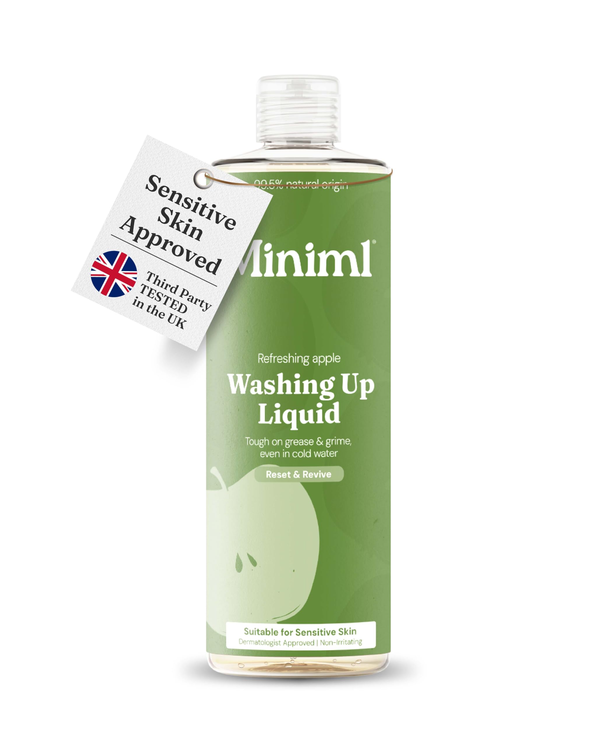 Miniml Washing Up Liquid Apple 400ml – Vegan Dish Soap