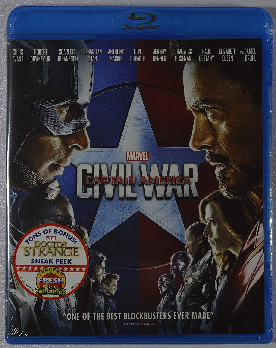 Capitán América: Civil War Blu-ray para tus tardes de cine en casa