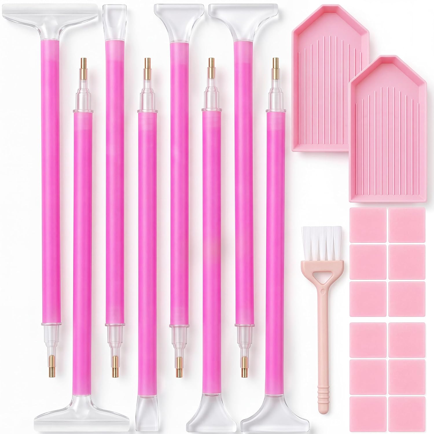 Rhinestone Picker Tool Kit, 8 Dual-Ended Rhinestone Applicator Dotting Pens