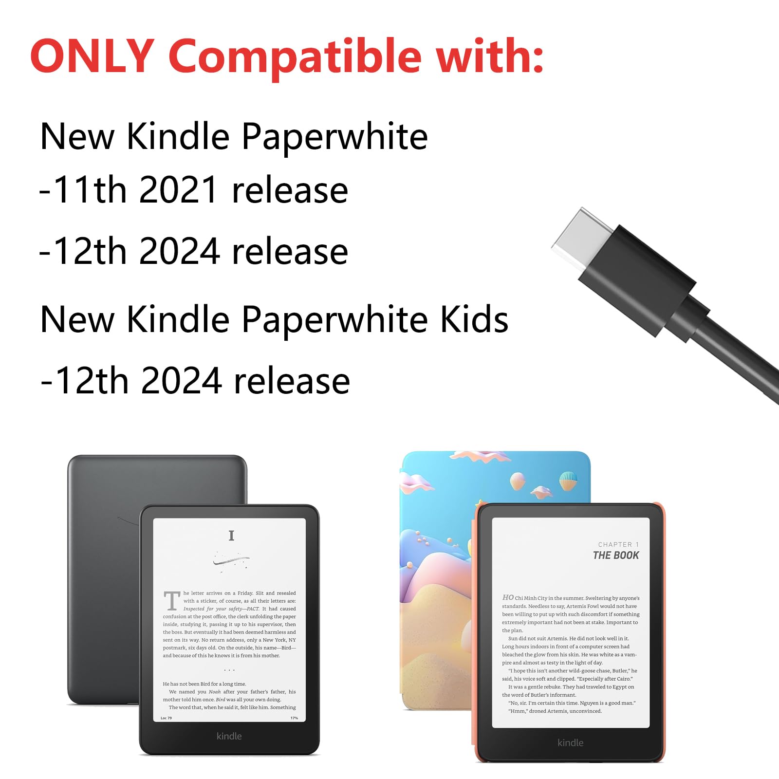 Amazon.com: 15W Fast Charger for All-New Amazon Kindle Paperwhite