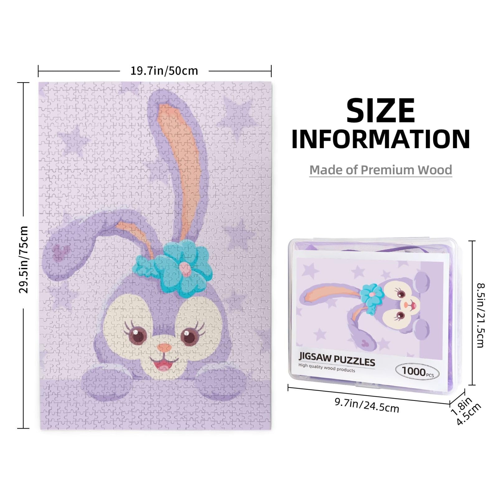 Amazon.co.jp: ジグソーパズル ステラルー 紫 かわいい