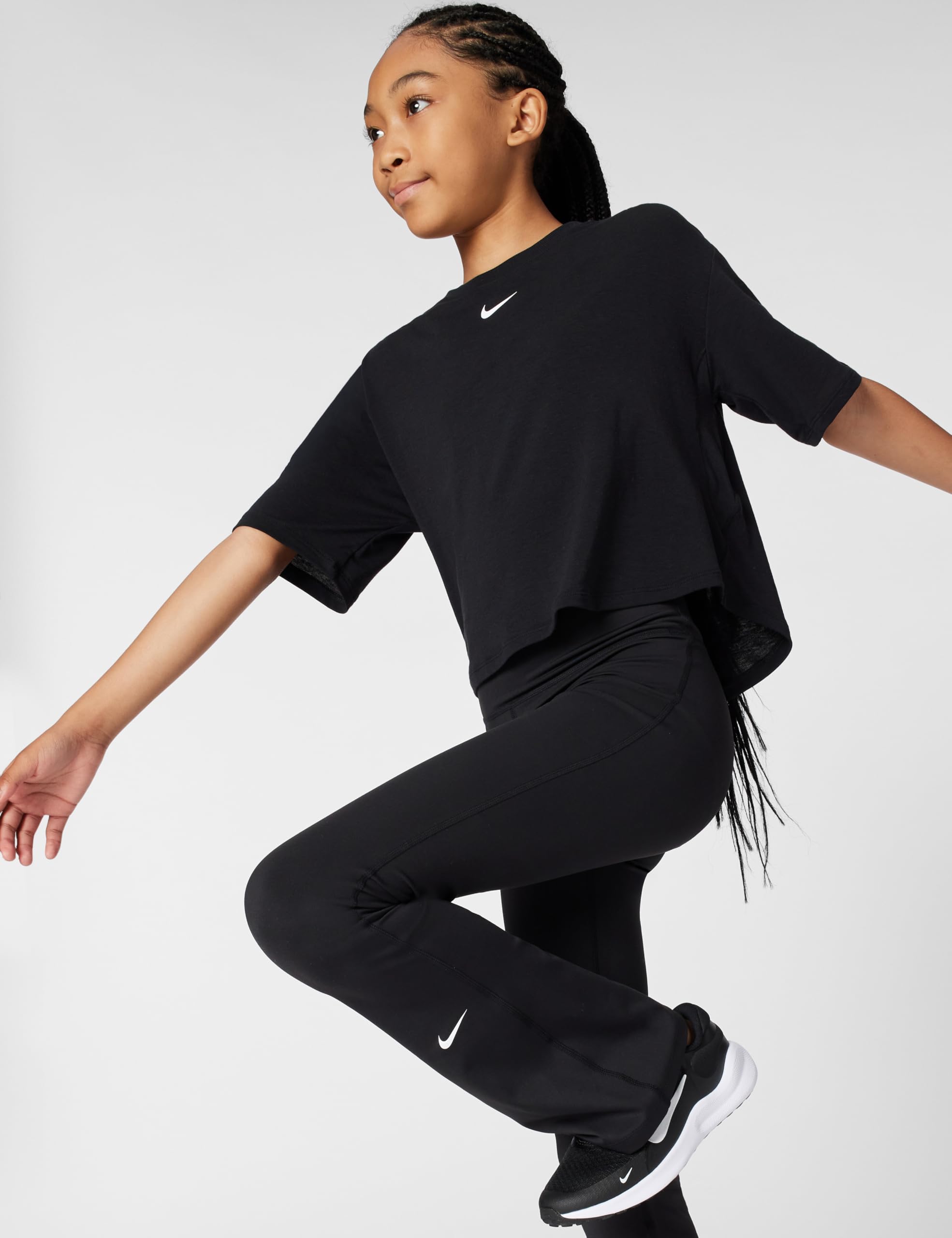 Nike G Nk DF One Tght Flare, legginsy dla dziewczynek i dziewcząt