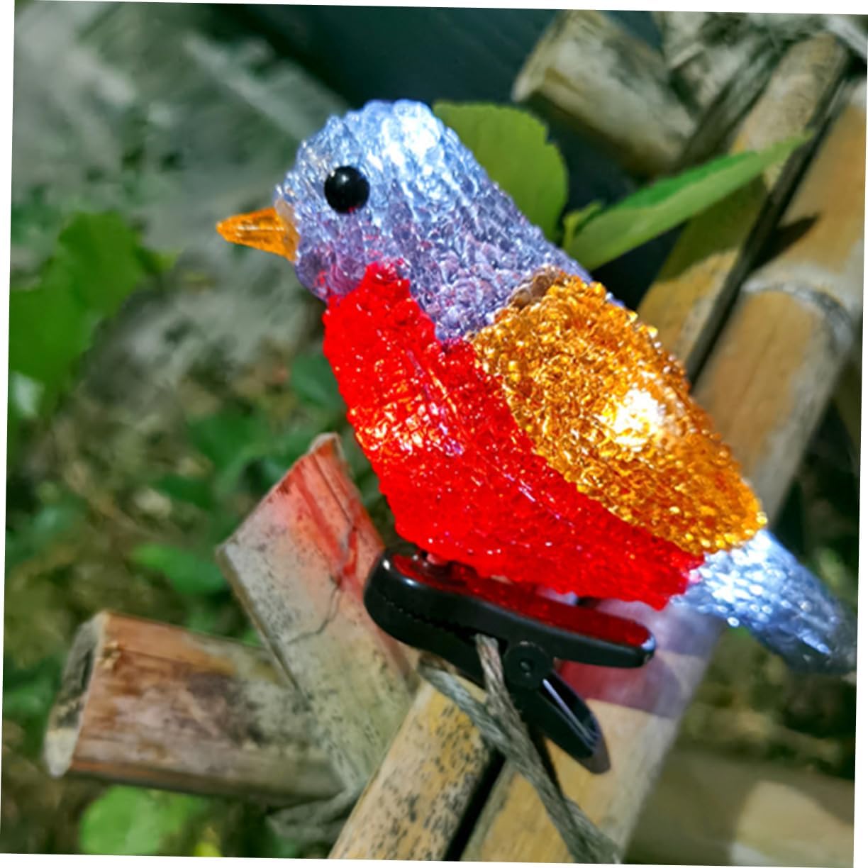 1pc Acrylic Bird Lights String Outdoor Bird Shape Led Landscape Light Garden Decorations