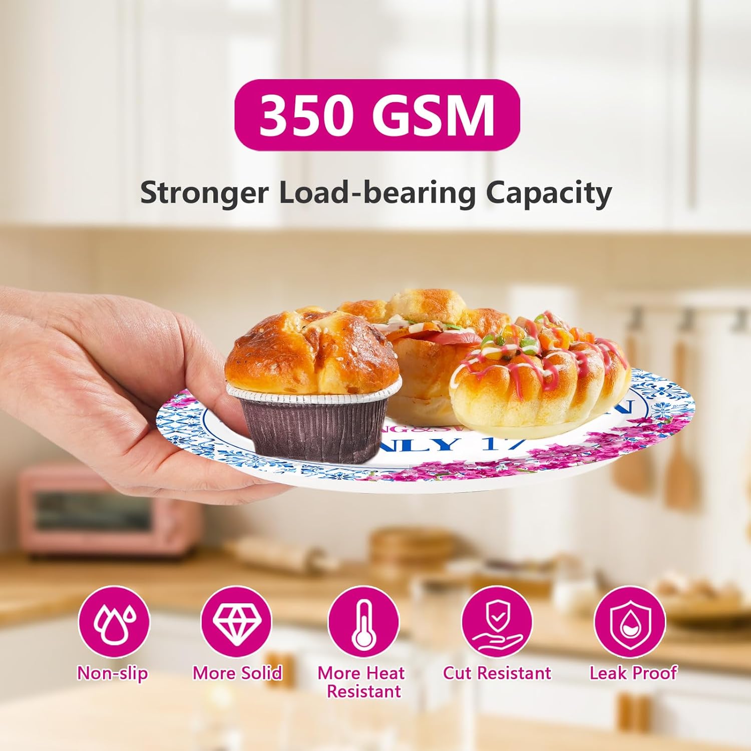 96Pcs 17th Birthday Decorations Dancing Queen 17th Birthday Party Plates and Napkins Dance Disposable Tableware for 17 Year Old Girls Dancing Queen Party Decorations - Image 5