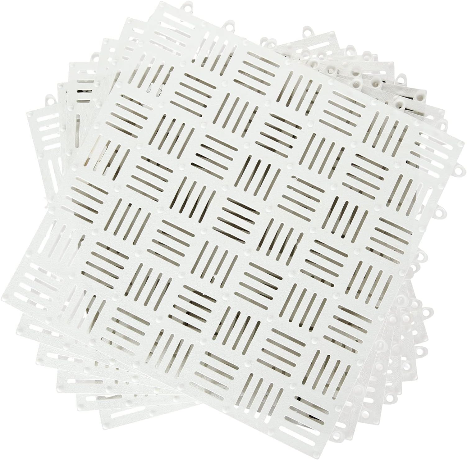 12x12 Inch Interlocking Soft PVC Flooring Tile, 12 Pack NonSlip Splicing Modular