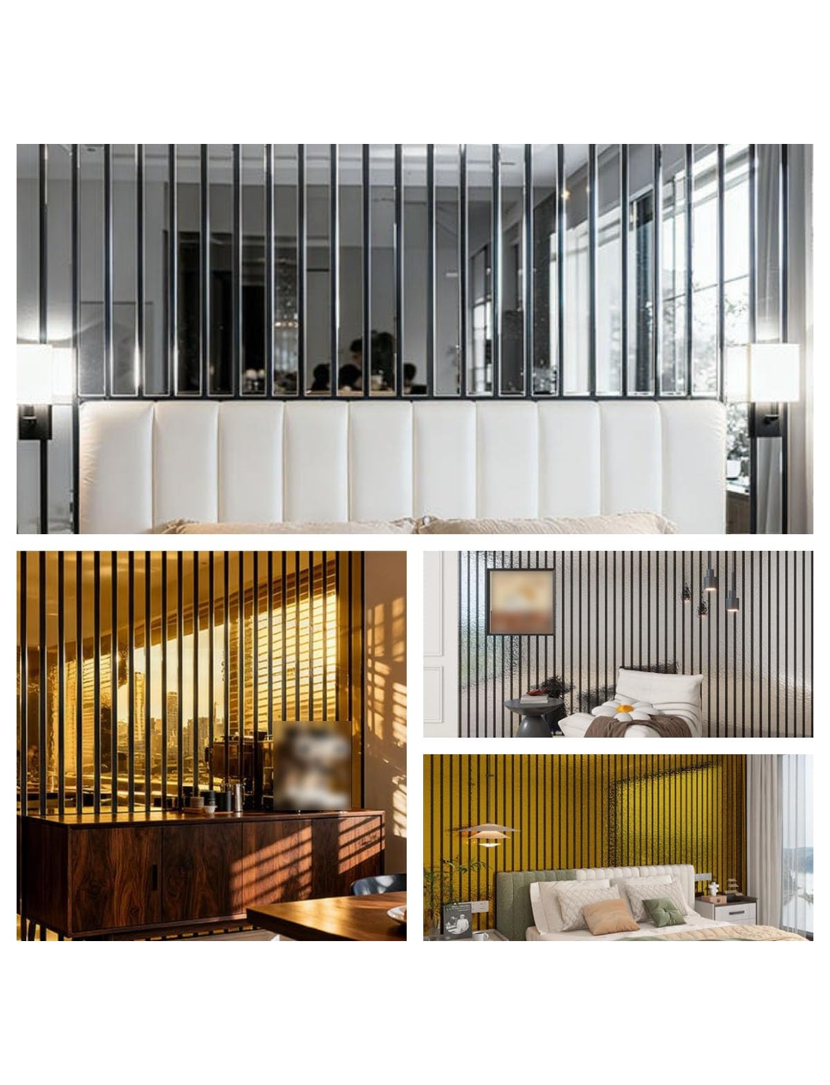 Paneles de pared autoadhesivos, papel pintado para despegar y pegar, revestimiento acústico aislado para decoración de interiores, fácil de instalar