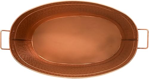 Miniatura 9 de Achla Designs C-81C - Bañera ovalada chapada en cobre