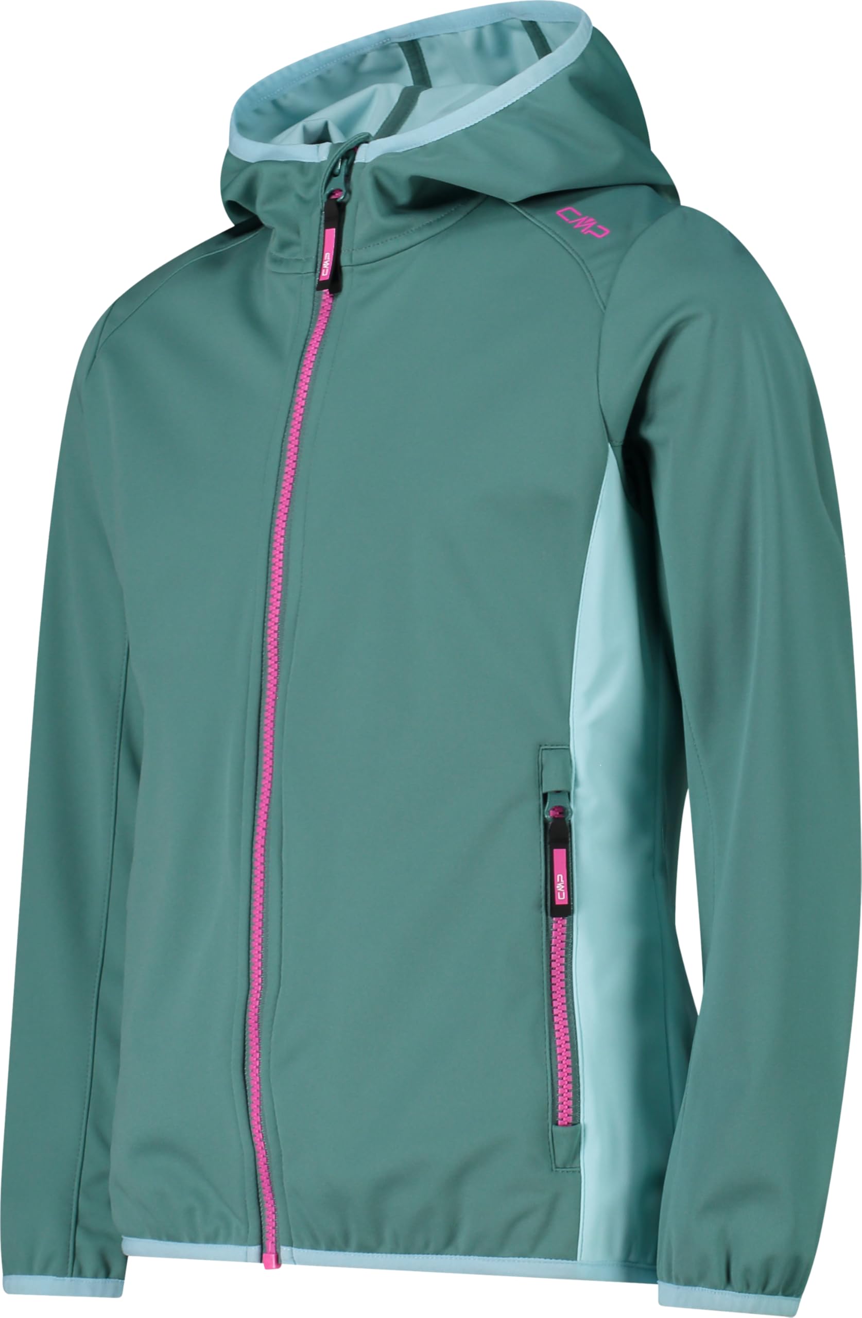 CMP Kid G Jacket Fix Hood Agave