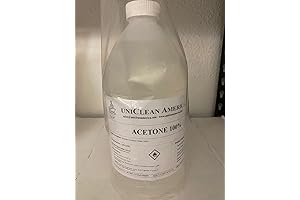 100% Pure Acetone for Industrial, Cosmetic Use - 1 Gallon (128 FZ)