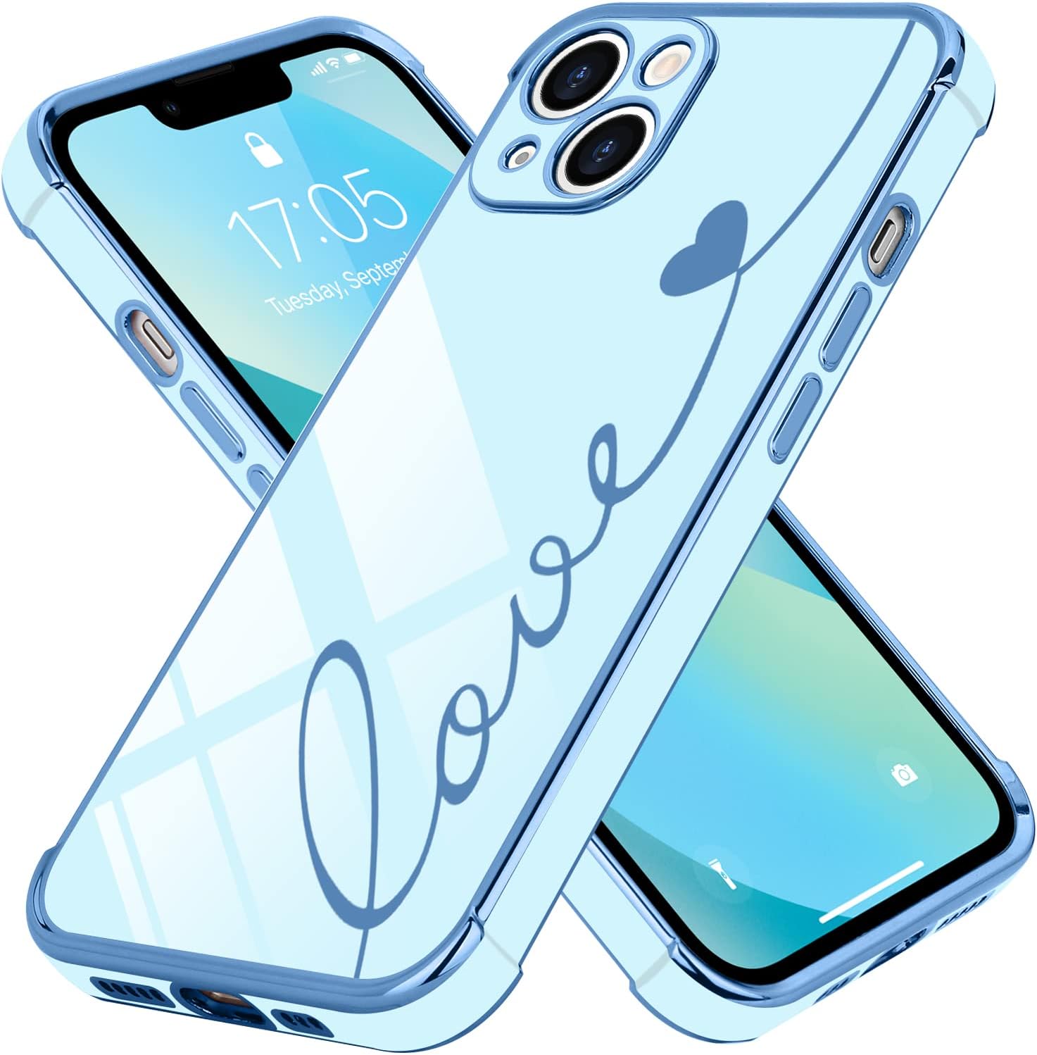 Amazon.com: Teageo Compatible with iPhone 13 Case for Girl Women Cute ...