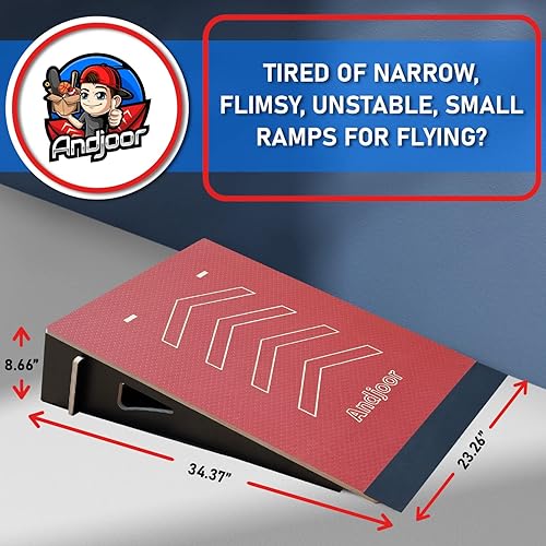 Miniatura 37 de Rampa de patineta y bicicleta - Rampa para scooter, BMX, RC Car & Skate para niños - Soporte de exhibición