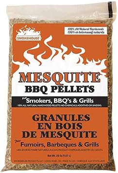 Smokehouse 9775-040-0000 BBQ Pellets 20# Bag - Mesquite