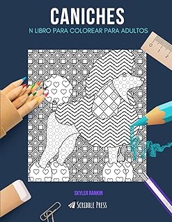 CANICHES: UN LIBRO PARA COLOREAR PARA ADULTOS: Un libro para colorear caniches para adultos